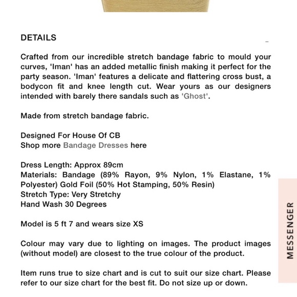 House of CB IMAN Bandage Dress - Picture 13 of 13